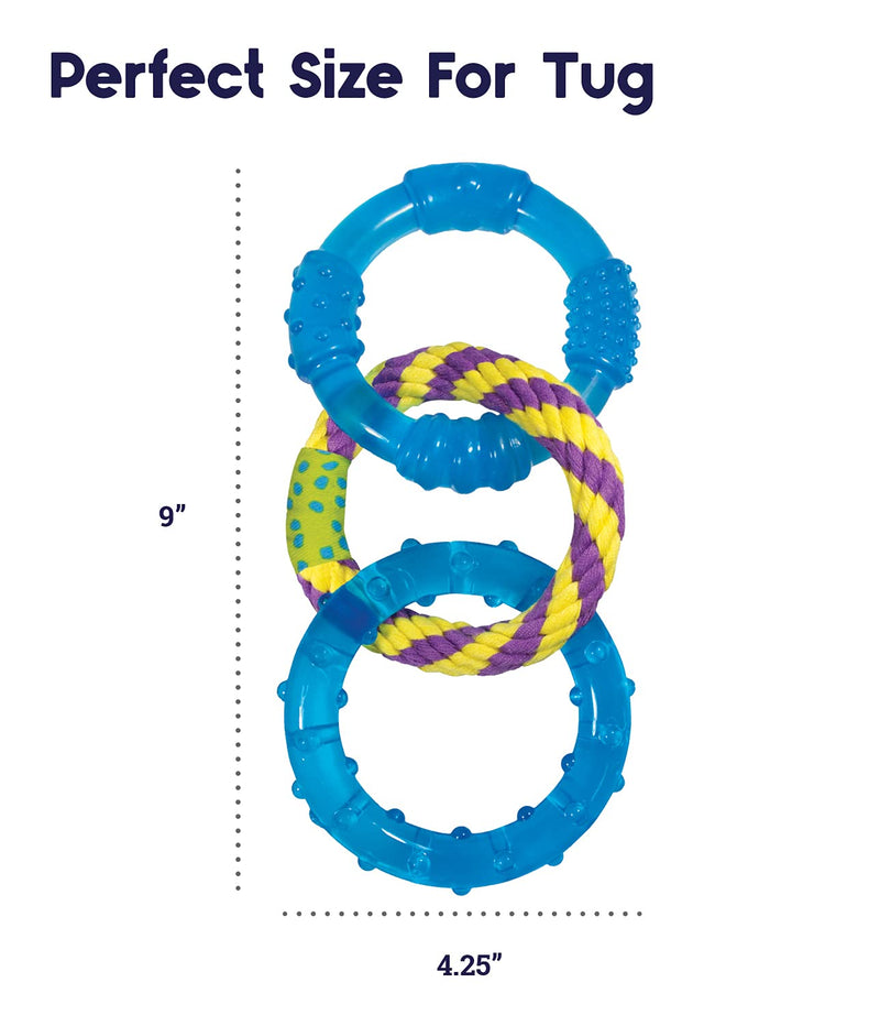 Petstages Orka Dental Links Dog Chew Toy Dental Links - Multi Small Breeds & Puppy - BeesActive Australia