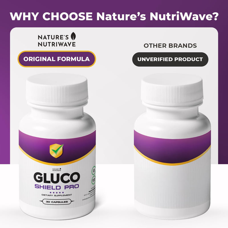 GlucoShield Pro – B1, B2, B6, Magnesium & Zinc – 30 Ct, 3 Month Supply | Also includes Calcium with Vitamins B1, B2, B6, Magnesium & Zinc | Non-GMO, Stimulant-Free, GMP-Certified 30 Count (Pack of 3)