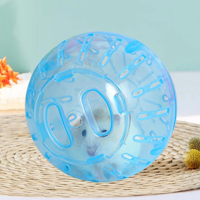 2Pcs Blue and Pink Hamster Balls Hamster Ball Transparent Dwarf Hamster Exercise Balls Running Wheel Gerbil Toys, Small Animals, Small Animal Health Supplies - BeesActive Australia