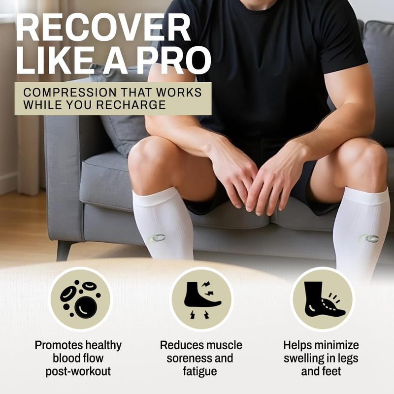 PRO Compression Calf Sleeve for Pain Relief | Calf Guard for Running, Cycling, Nurses, and Sports X-Small Pink - BeesActive Australia