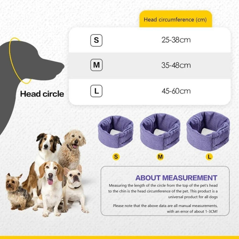 Adjustable Noise Snoods Dog Ear Cover Wrap Calming Ear Muffs Scarf for Neck Pets Ears Warmer
