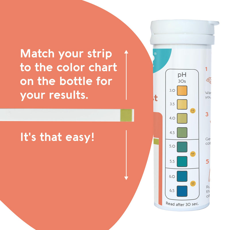 VIVOO Vaginal pH Test Strips - 30 Second Results, Simple & Effective Vaginal pH Test Strips for Feminine Hygiene Monitoring, Detect Any Imbalances and Take Proactive Measures, 30 Strips - BeesActive Australia