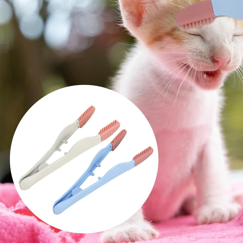 Riven 2 Pcs Pet Eye Cleaning Brush, Tear Removing Tool, for Pets, Tear Stain and Earwax Removal