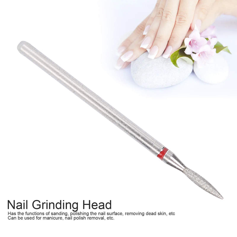 Practical Nail Drill Bits, Nail Drill Bit Set, 50Pcs Nail Polishing Grind Head Replacement Accessory Manicure Tool For Nails Cuticle Clean Pedicure (F-1.8Mm)