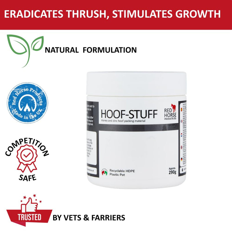 Red Horse Products Hoof-Stuff 290g, hoof Pack - cleanses and Protects