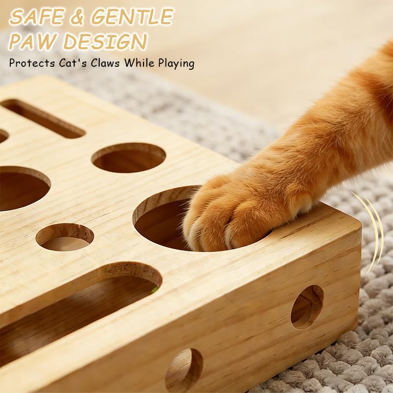 2026 New Cat Scratch Puzzle Enrichment Box, Cat Nail File Box with Sandpaper Inside, Toy Gift for a Cats that Hates Having Its Nails Trimmed, Stress-Free Alternative to Trimming Nails - BeesActive Australia