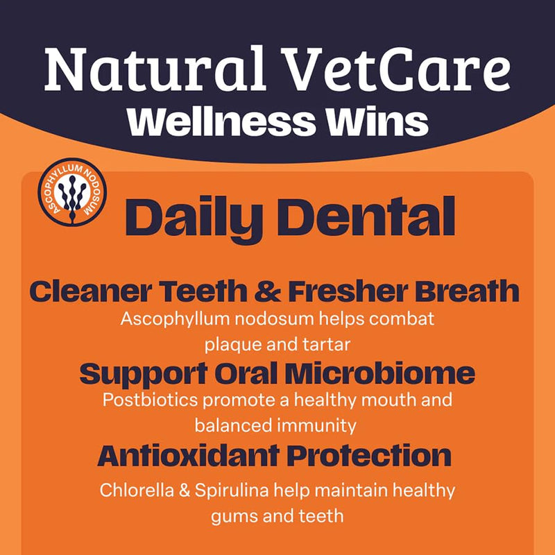 Natural VetCare DAILY DENTAL Powder for Dogs 200g - Gum Health Support, Plaque & Tartar Control, Fresh Breath Dental Powder, Daily Oral Care for Overall Oral Wellbeing