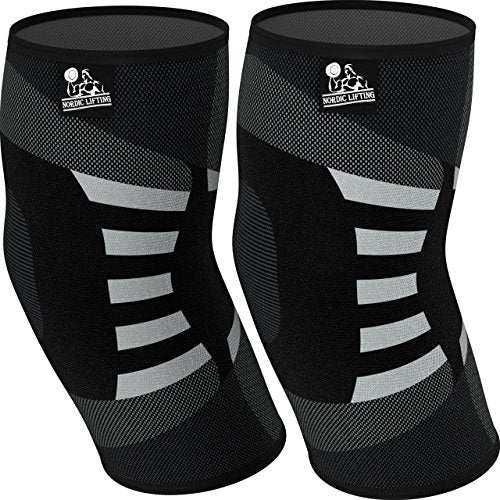 Elbow Compression SLeeves Medium Bundle with Knee Compression Sleeves Medium