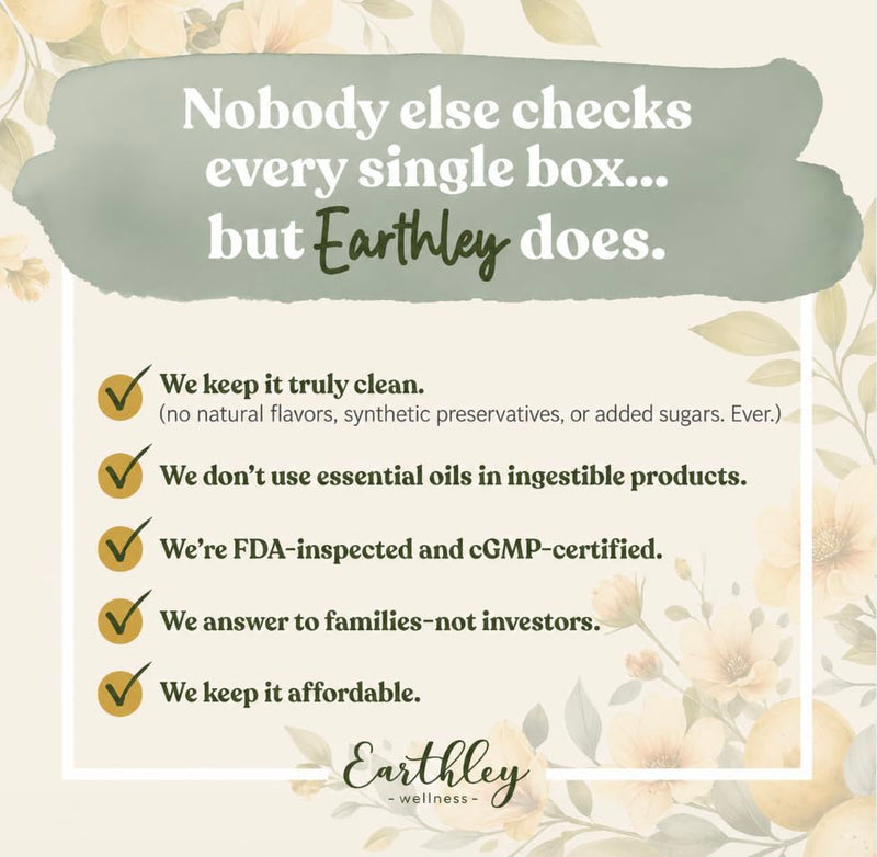 Earthley Wellness Vita-C, A Natural Source of Vitamin C, Whole Food Form of Vitamin C, Extracted from Amla Berries, Orange Peel, and Dandelion Leaf (2oz)