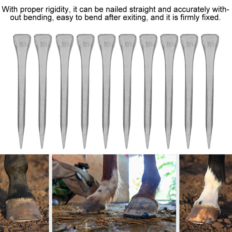 250Pcs Horseshoe Nails Size E5 Steel Head Nails Stained Glass Supplies for Leaded Stained Glass Projects, Horses and Rustic Decor - BeesActive Australia