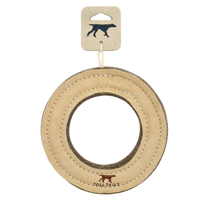 Tall Tails Ring Natural Leather Fetch Toy for Dogs - BeesActive Australia
