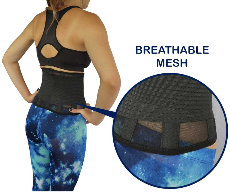 ComfyMed Breathable Mesh Back Brace CM-SB01 (REG 26" to 37") REG 26" to 37" - BeesActive Australia
