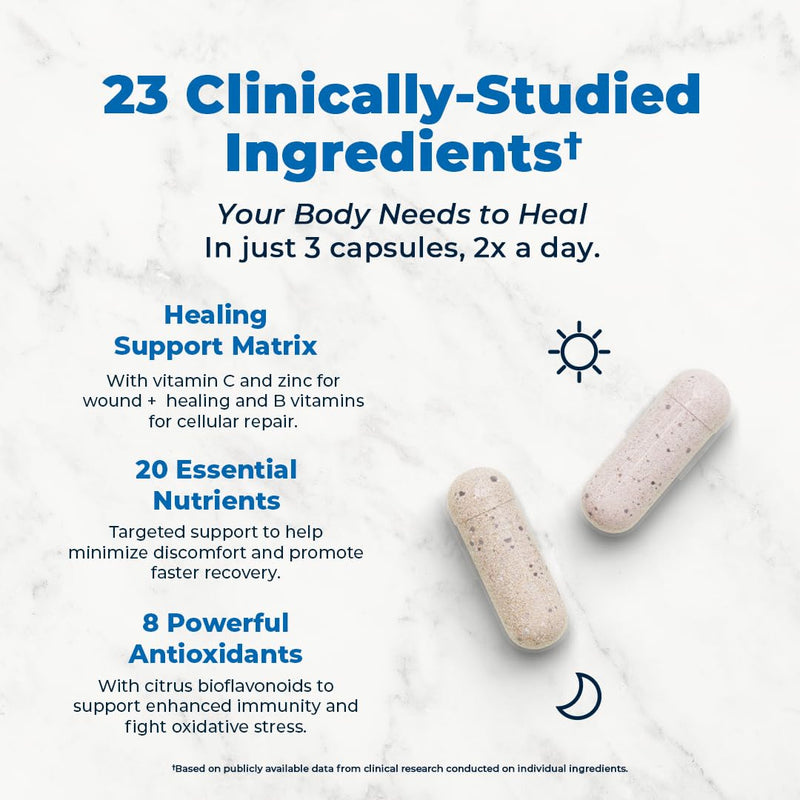 VitaMedica Clinical Support Formula - Surgery Recovery Vitamins | Supports Wound Healing & Bruising, Pre & Post-Op Surgery Essential, Injury Recovery Multivitamin Supplement