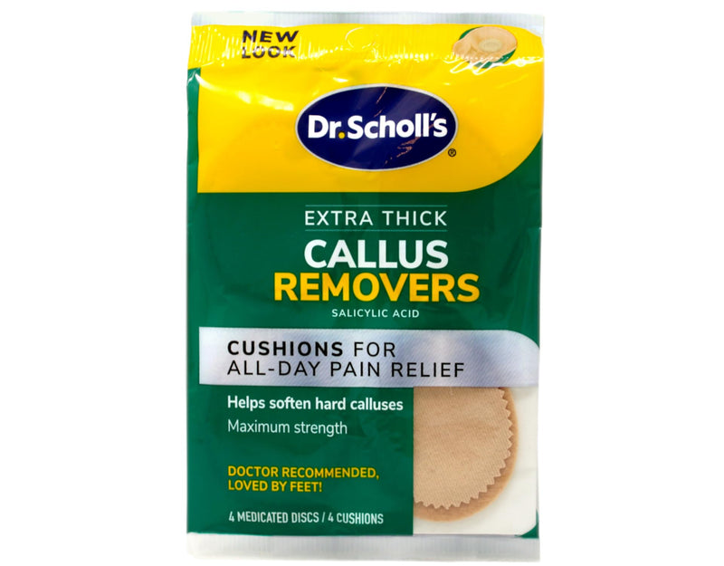 Dr. Scholl's Extra Thick Callus Removers 4 Cushions ea. (Packs of 5) 20 Count (Pack of 1) - BeesActive Australia