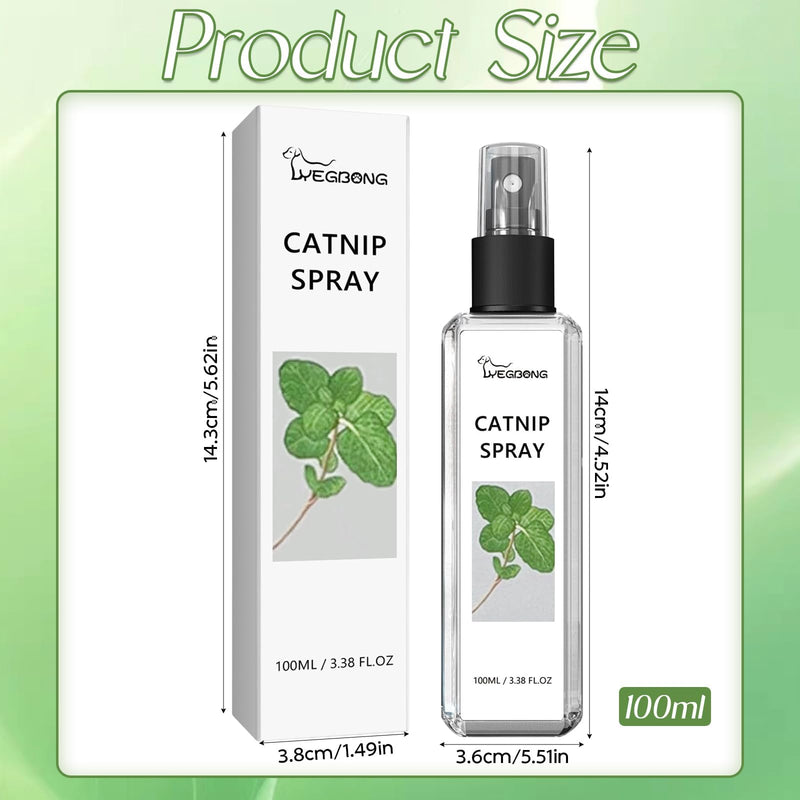 Xionghonglong catnip spray for cats, 100% natural without additives, catnip spray, cat joy spray, for cats and kittens, 100 ml (3.38 oz) white lv - BeesActive Australia