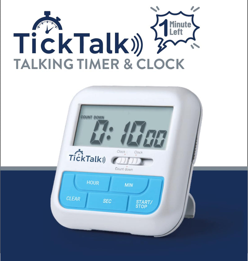 Talking Timer for Kids, Visual Timer for Kids Alternative, & Digital Clock Voice Countdown Announcements Every Hour/10 Min/1 Min | Cooking, Adults, Workouts, Classroom, lab, ADHD, Time Management - BeesActive Australia