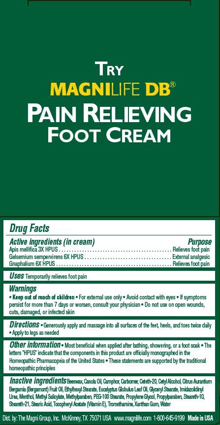 MagniLife DB Foot Cream, Calming Relief for Burning, Tingling, Shooting & Stabbing Foot Sensations - Soothes Dry, Cracked, Itchy, Sensitive Skin (4 oz Jar) 4 oz Jar - BeesActive Australia