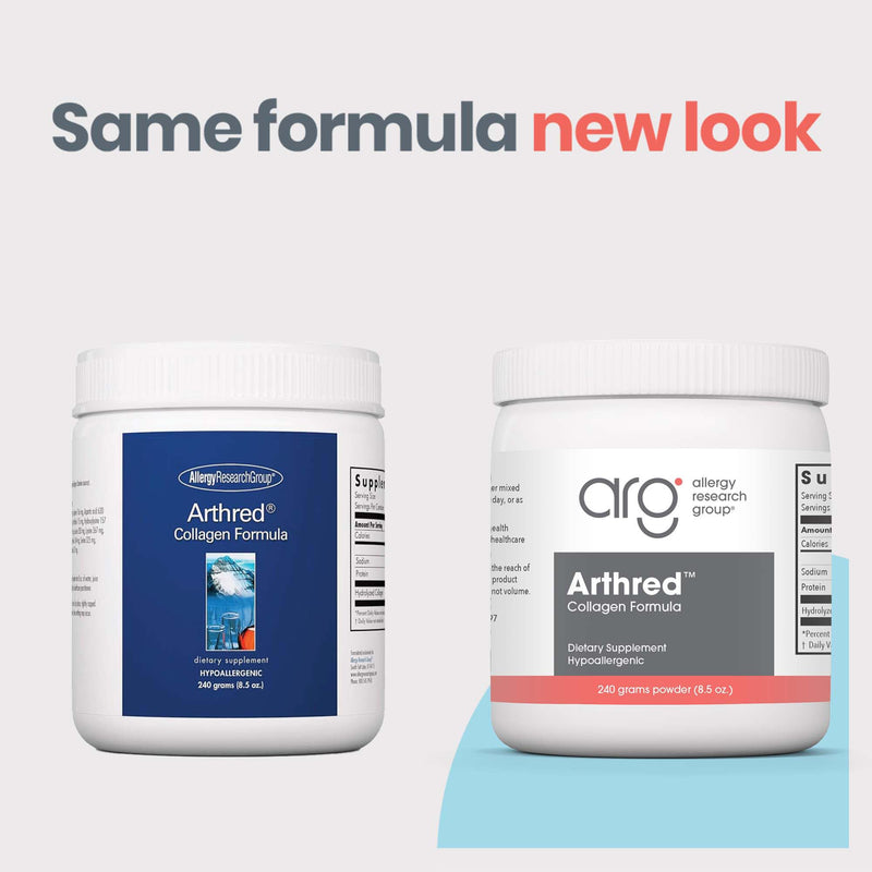 ARG Arthred Collagen Powder, Connective Tissue, 8.5 oz | 10.5 g Hydrolyzed Bovine Collagen Unflavored High-Absorption Powder for Connective Tissue Support, 22 Servings