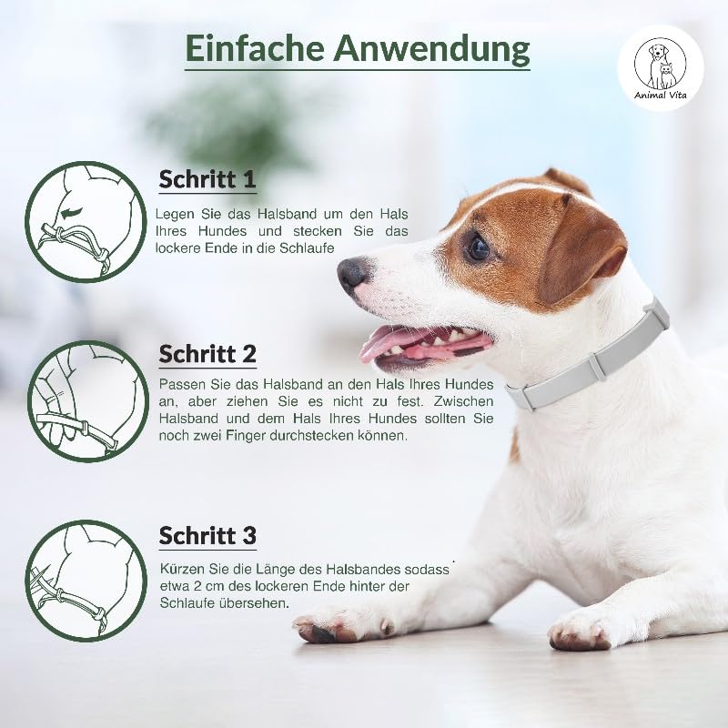 Animal Vita® Premium tick collar for dogs - reliable protection against ticks [waterproof and size-adjustable] up to 8 months of tick protection for dogs - BeesActive Australia