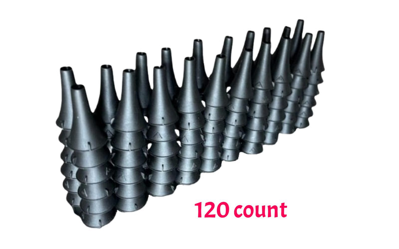 120 Large 5mm Diameter Specula for 4th and 5th Generation Doctor Mom Otoscope Perfect for Adults & Older Children Important- NOT for Dr Mom 3rd Gen and Original otoscopes. - BeesActive Australia