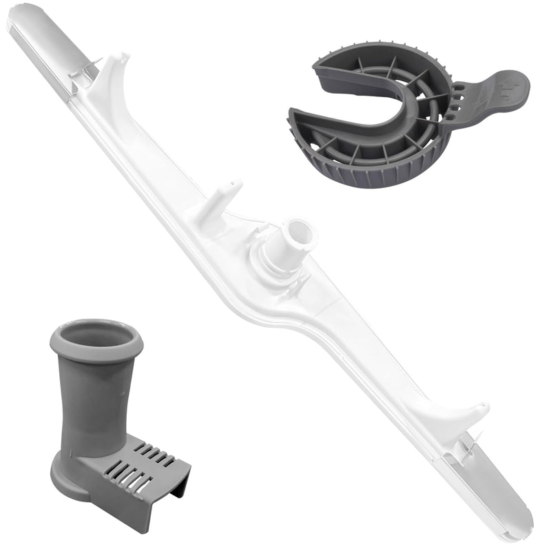 154568001 Dishwasher Lower Spray Arm Set-Complete with 5304518968 Support & 5304506518 Filter-Compatible with Frigidaire Kenmore Dishwasher Bottom Lower Spray Arm 154414101 154250901 5304517203 - BeesActive Australia