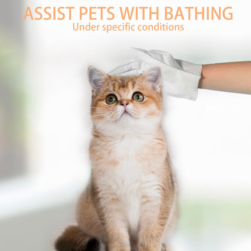 Pet Wipes for Dogs and Cats, Cat Wipes, Dog Wipes, Cleaning, Deodorizing, Hypoallergenic, Cat Wipes, Fur and Butt Cleaning, Pet Grooming Gloves for Dogs, - BeesActive Australia