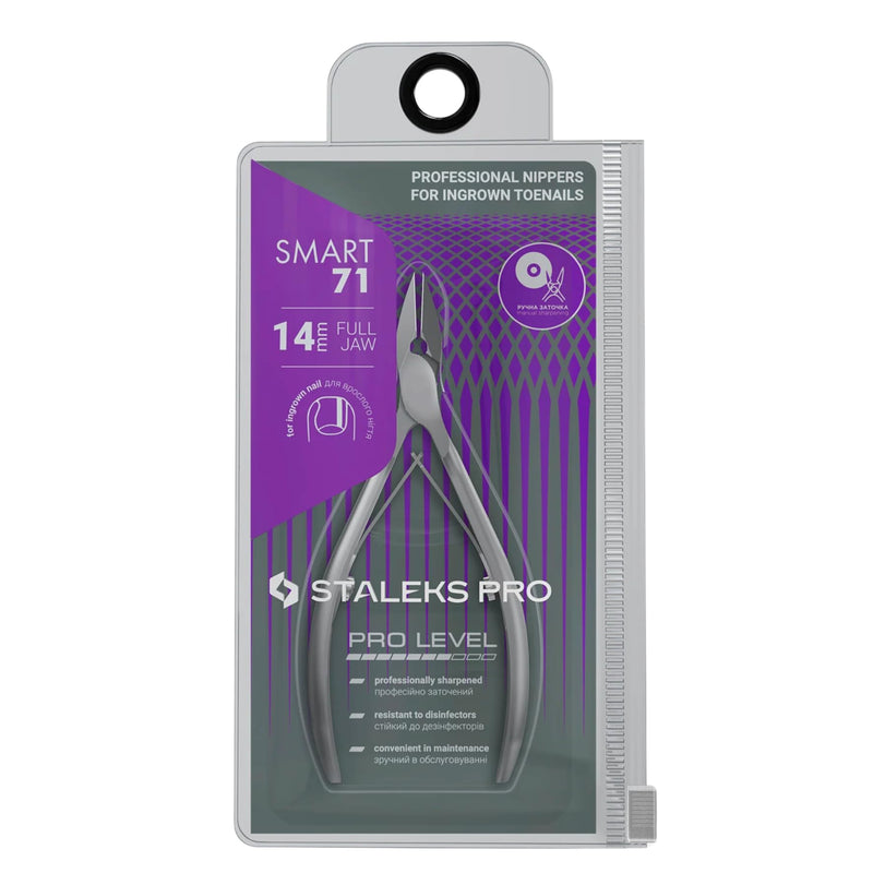 STALEKS PRO Smart 71 14mm Professional Ingrown Toenail Nippers – High Alloy Stainless Steel for Pedicure - BeesActive Australia