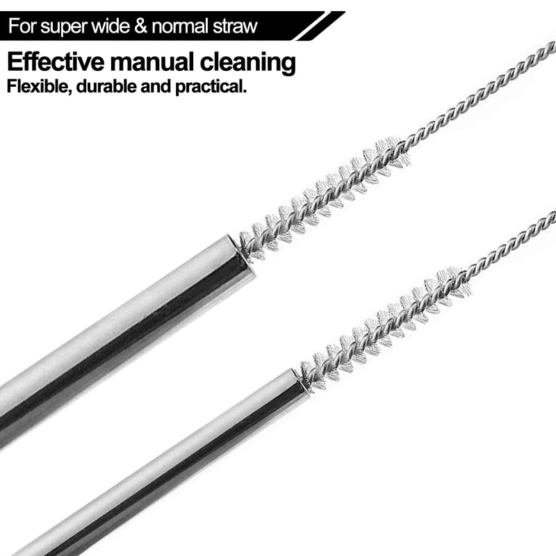 Stanley Straw Cleaner Brush, Reusable Extra Long for 40/30/20 oz Stanley Mug, 10mm Wide Drinking Straws Cleaning Brush for Sippy Cup, Water Bottle and Tubes (5Pcs)