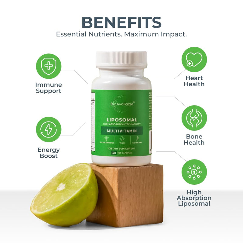 Liposomal Multivitamin Capsule | 30 Capsules | Maximum Absorption