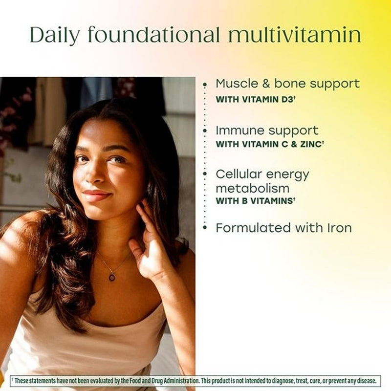 MegaFood One Daily Multivitamin for Women & Men, 22 Nutrients, 90 Tablets | Supports Cellular Energy, Muscle & Bone Health, Immune Support Supplement, Vitamin C, B12, B6, Zinc, Vegetarian, 90 Servings Unflavored 90 Count (Pack of 1)