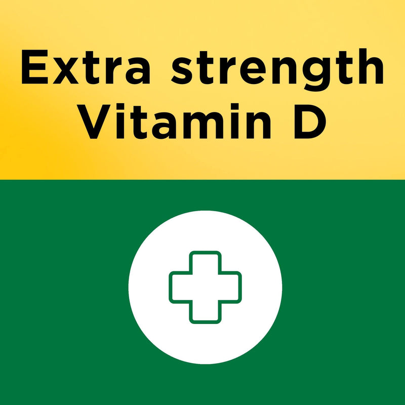 Nature Made Extra Strength Vitamin D3 5000 IU (125 mcg), Dietary Supplement for Bone, Teeth, Muscle and Immune Health Support, 180 Softgels, 180 Day Supply 180 Count (Pack of 1) - BeesActive Australia