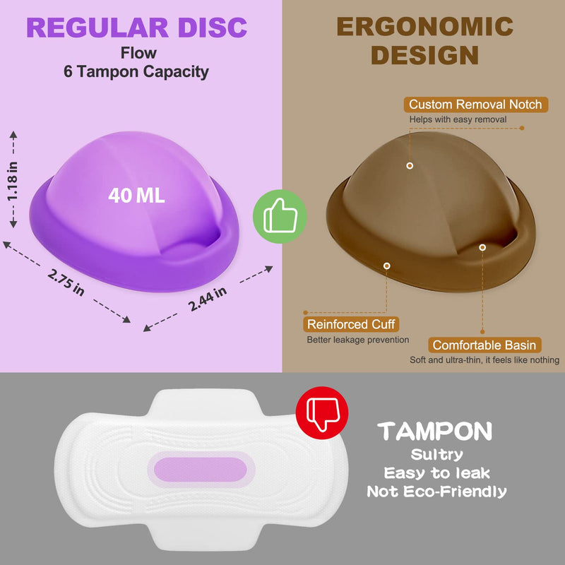 Menstrual Disc with Sterilizer- Menstrual Cup Sterilizer Steamer with 2 Soft & Reusable Period Disc, Menstrual Cups Period Cup Kit Sterilizer+disc - BeesActive Australia