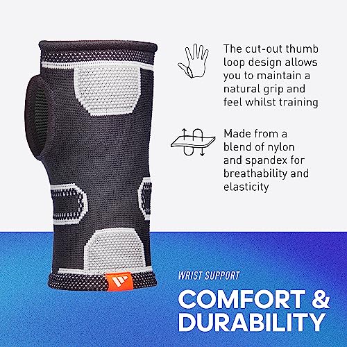 Adidas Knitted Support Sleeve, Ergonomic Compression Sleeve Wrist Support L