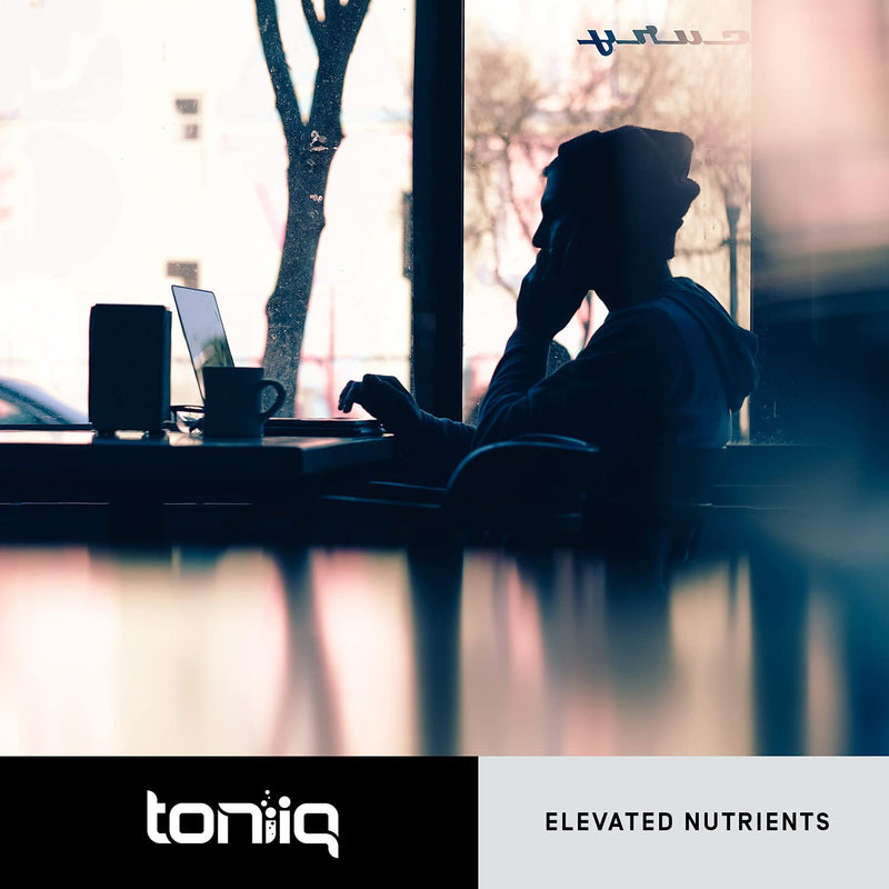 Toniiq 99%+ 40mg Supplement – Ultra High Purity PQQ 40mg | Concentrated Formula - PQQ 40 mg 120 Capsules - Pyrroloquinoline Quinone Supplement - 1 Capsule Serving - Vegetarian Capsules