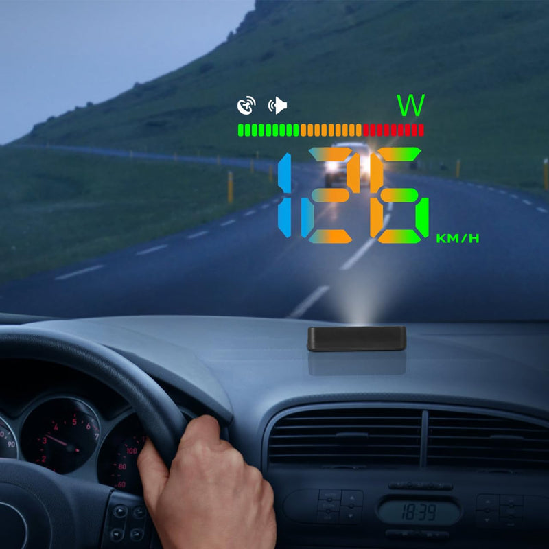 TEHAUX Car Display Digital Speedometer Readings Car Compass for Vehicle Models Easy Installation Strong Build Accurate Speed Monitoring - BeesActive Australia