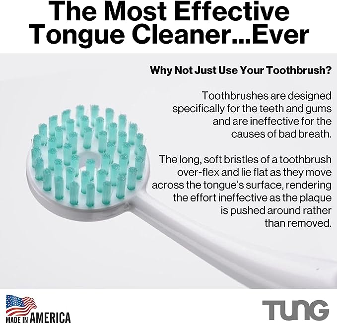 Peak Essentials TUNG Brush - Tongue Cleaner - BeesActive Australia
