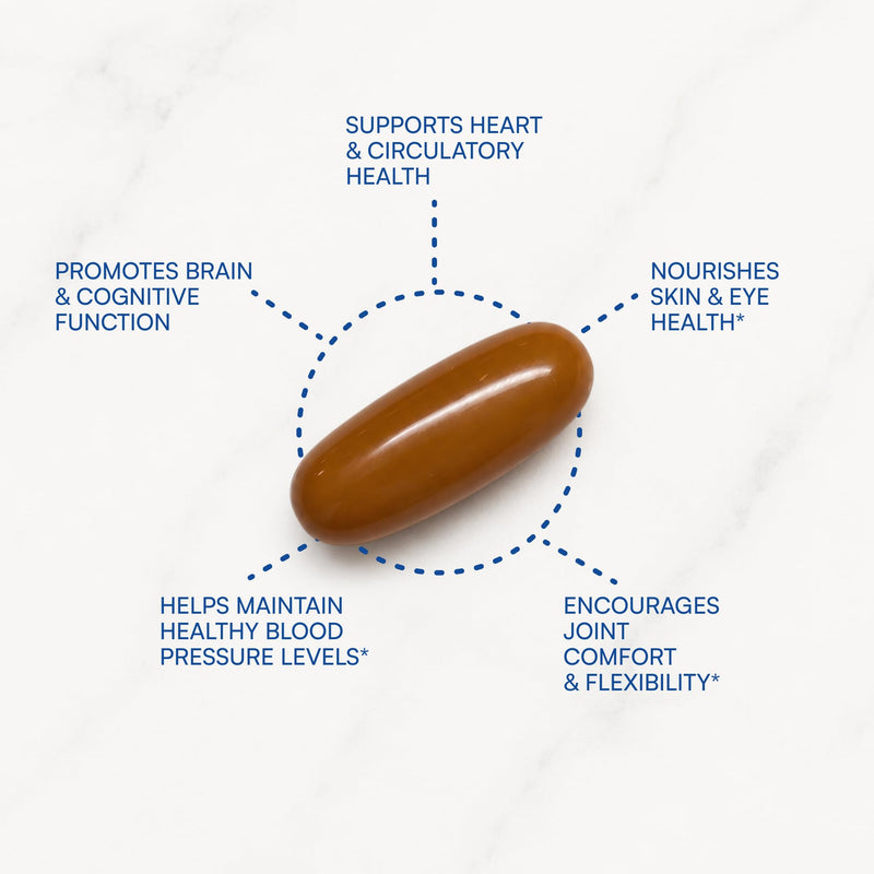 Purity Products - Omega-3 Plus Vitamin C & D, 60 softgels | Supports Skin, Eye, & Hearth Health - Brain & Cognitive Function + Joint Comfort & Flexibility - 60 Softgels
