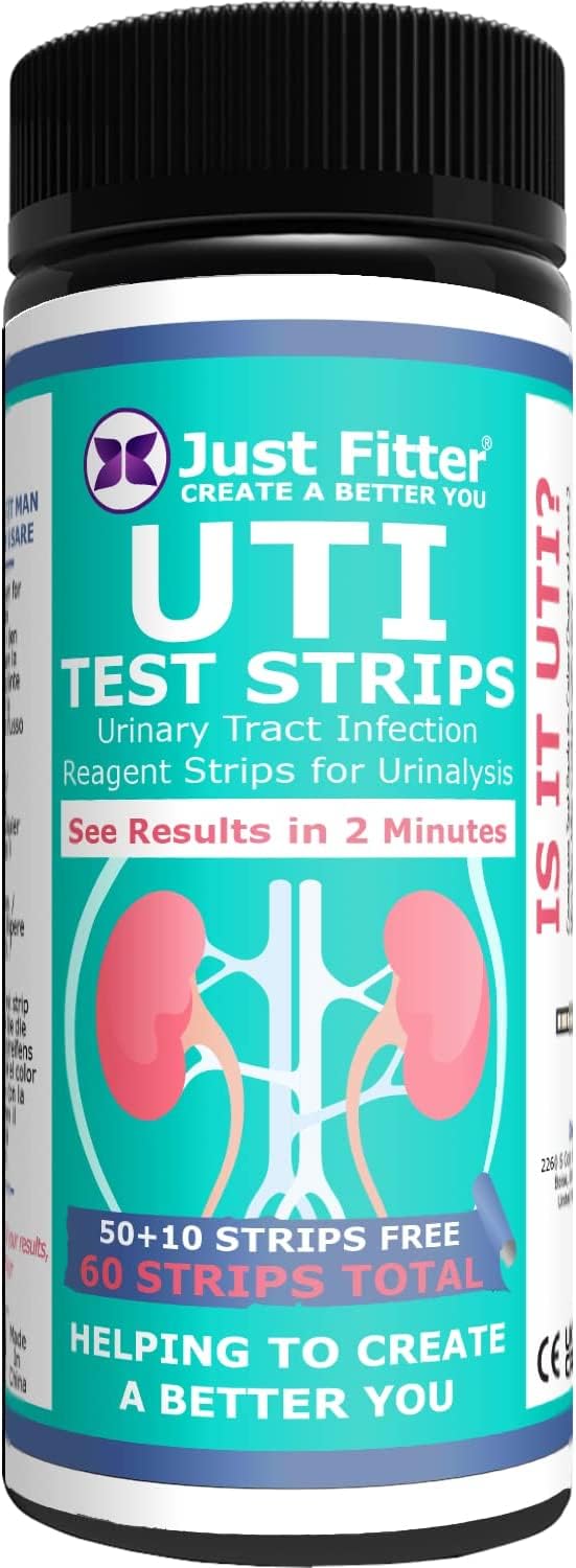 UTI Urine Test Strips. Urinary Tract Infection Strip. Simple, Fast and Accurate Results. Urinalysis Home Testing Stick Kit for Nitrite and Leukocytes. 1 Count (Pack of 1) - BeesActive Australia