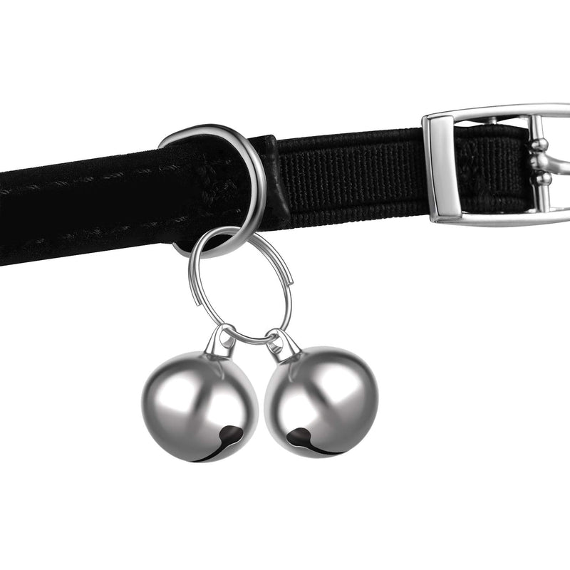Outus 24 Sets of Cat Bells for Cat and Dog Collar Loud Pendant Pet Cat and Dog Bell Pet Pendant Accessories (Silver) Silver - BeesActive Australia