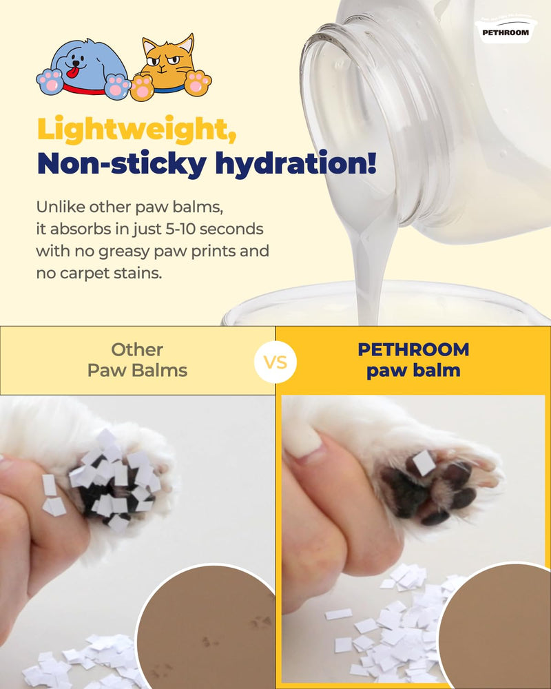 [PETHROOM] Bundle - Cat Paw Care Set | Lick Safe Paw Soother & Moisturizer for Dry, Cracked Paws | Cat Nail Clipper with Circular Cut Hole (2mm)