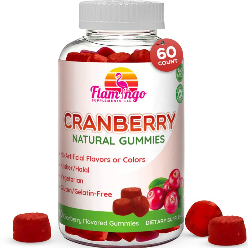 Cranberry Gummies 1000 mg - Cranberry Supplement Alternative to Cranberry Pills or Juice for Women, Men, Kids. Cranberry for Urinary Tract Health, UTI Relief- Vegan, Halal, Kosher Chews- 60 Gummies - BeesActive Australia