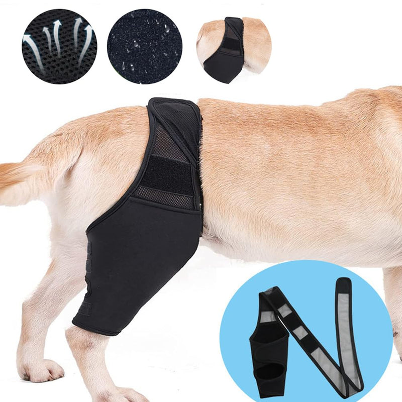 TOEECY Wound protection suits for dogs elbow bandage protector support for cruciate ligament injuries better recovery with dog leg band bandages for front leg hind leg black S - BeesActive Australia