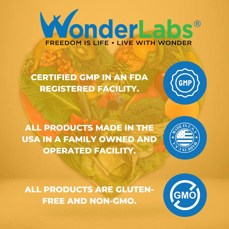 Wonder Laboratories Maximum Strength Methylcobalamin Vitamin B-12, Sublingual Vitamin B-12 5,000mcg 3rd Party Tested for Purity and Potency- 120 Tablets
