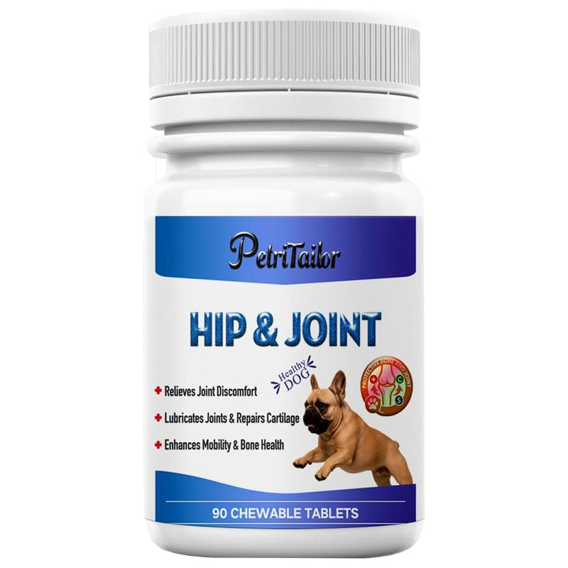 Dog Joint & Hip Support Supplement – Glucosamine, MSM & Chondroitin Tablets for Joint Pain Relief, Mobility & Cartilage Health, Duck Flavor, 90 Count