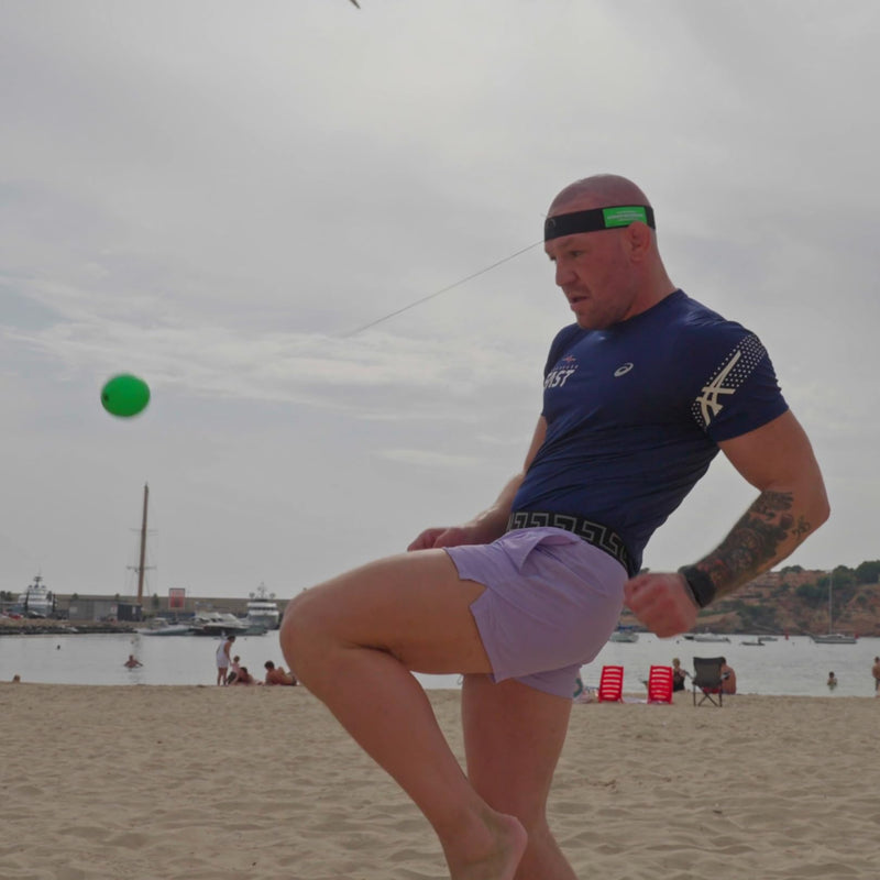 Boxbollen® Green - The Notorious Conor McGregor Limited Edition | App-Connected Punch Counter | Reflex Ball for All Ages | Improve Coordination & Agility |