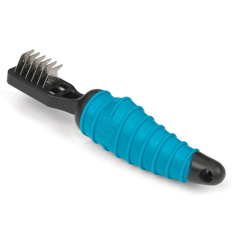 Master Grooming Tools Ergonomic DeMatting Tools — Reversible DeMatting Tools for Grooming Dogs - 6-Blade Style Black 6 Blade - BeesActive Australia