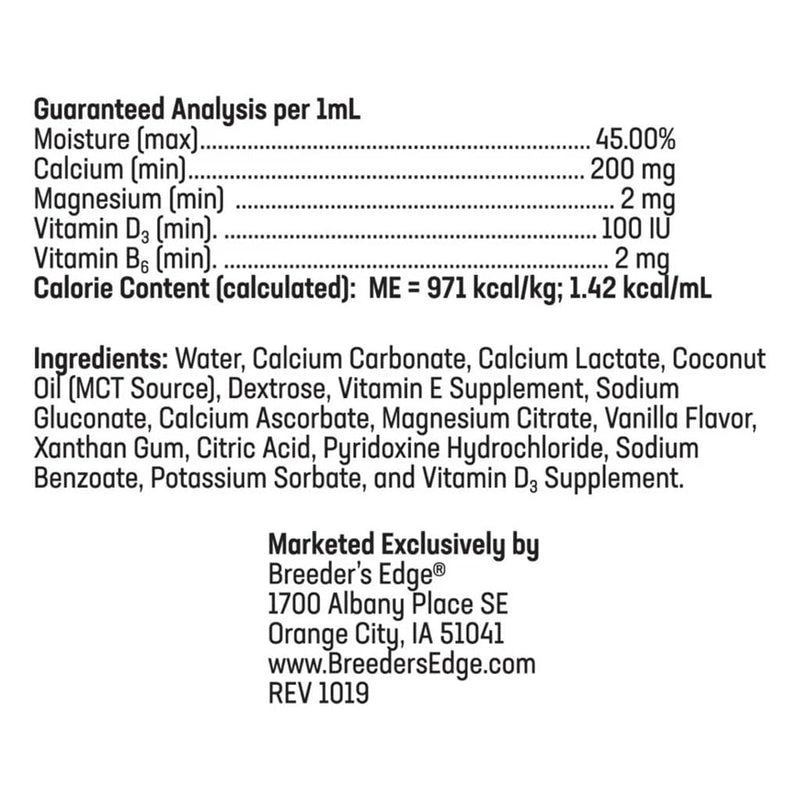 Revival Animal Health Breeder's Edge Oral Cal Plus- Fast-Absorbing Oral Calcium Supplement - 15 ml Paste - PawsPlanet Australia