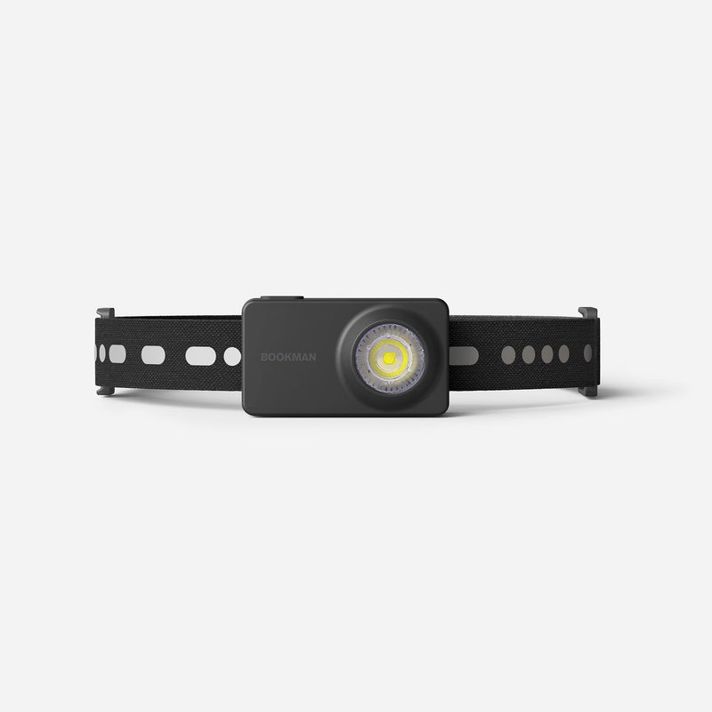 Bookman Urban Visibility Monocle Rechargeable Headlamp for Running - Lightweight, Stylish, and High-Performing - 225 Lumens with Stepless Angle Adjustment and Lock Feature - BeesActive Australia