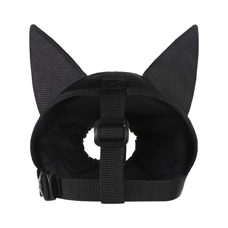 ITODA Dog Calming Muzzle Pet Eye Cover Adjustable Dog Blindfold Shading Anti-Anxiety Eye Cover for Grooming Anti Car Sickness M