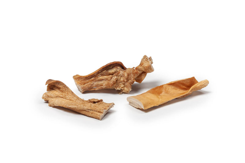DIBO beef scalp, 500g bag, natural chew snack or treat for in between meals, dog food, quality chewing item without chemicals, 500g bag - BeesActive Australia